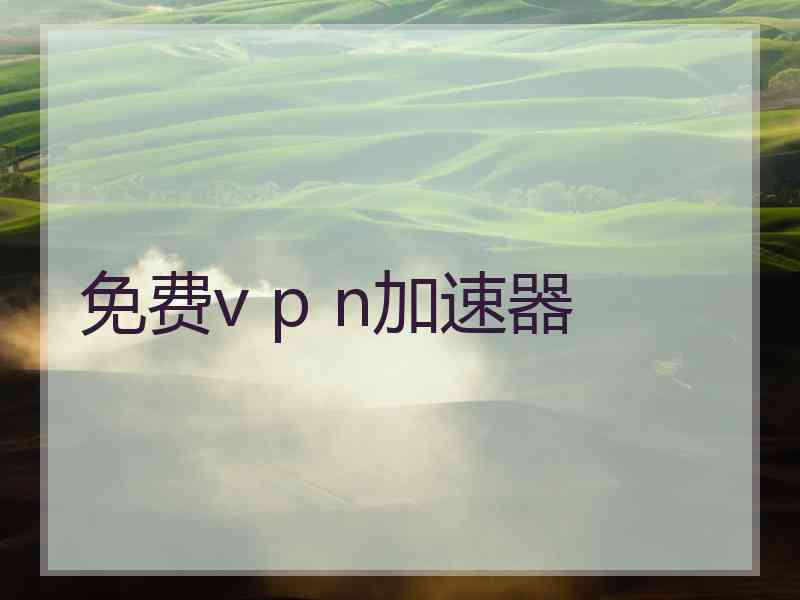 免费v p n加速器